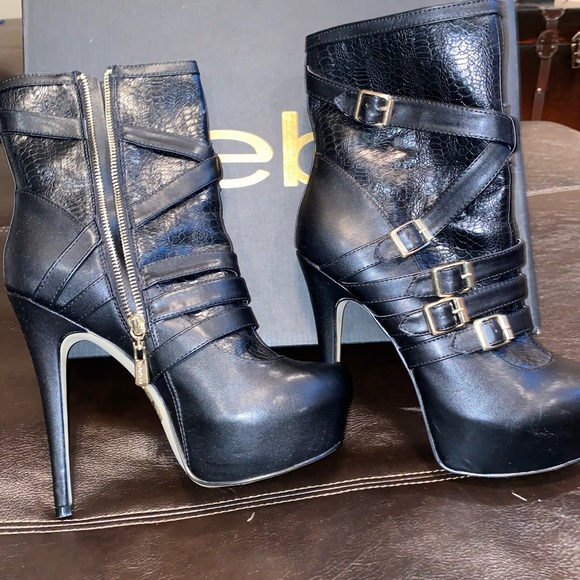 Bebe Heeled Boots - Picture 9 of 9